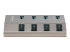 5G4AIBS-USB-HUB-EU - StarTech.com 4-Port Self-Powered USB-C Hub with Individual On/Off Switches, USB 3.0 5Gbps Expansion Hub w/Power Supply, Desktop/Laptop USB-C to USB-A Hub, 4x BC 1.2 (1.5A), USB Type C Hub - Framsidan