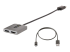 MST14DP122HD - StarTech.com DP to Dual HDMI MST HUB, Dual HDMI 4K 60Hz, DisplayPort Multi Monitor Adapter with 1ft (30cm) Cable, DP 1.4 Multi Stream Transport Hub, DSC | HBR3, DP to 2x HDMI Ports - Vänster vinkel