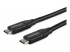 USB2C5C1M - StarTech.com USB-C till USB-C-kabel med 5A PD - Närbild