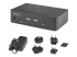 D86A2-2-PORT-8K-KVM - StarTech.com 2-Port DisplayPort KVM Switch, 8K 60Hz / 4K 144Hz, Single Display, DP 1.4, 2x USB 3.0 Ports, 4x USB 2.0 HID Ports, Push-Button & Hotkey Switching, TAA Compliant - Höger vinkel