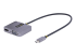 122-USBC-HDMI-4K-VGA - StarTech.com USB C Video Adapter, USB C to HDMI VGA Multiport Adapter w/ 3.5mm Audio Output, 4K 60Hz, HDR, 100W PD 3.0, USB C Monitor Adapter for Laptop, Thunderbolt 3/4 Compatible - Vänster vinkel