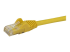 N6PATC10MYL - StarTech.com 10m CAT6 Ethernet Cable, 10 Gigabit Snagless RJ45 650MHz 100W PoE Patch Cord, CAT 6 10GbE UTP Network Cable w/Strain Relief, Yellow, Fluke Tested/Wiring is UL Certified/TIA - Närbild