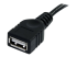 USBEXTAA6BK - StarTech.com 1,8 m svart USB 2.0-förlängningskabel A till A – M/F - Närbild