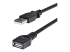 USBEXTAA6BK - StarTech.com 1,8 m svart USB 2.0-förlängningskabel A till A – M/F - Höger vinkel