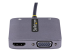 122-USBC-HDMI-4K-VGA - StarTech.com USB C Video Adapter, USB C to HDMI VGA Multiport Adapter w/ 3.5mm Audio Output, 4K 60Hz, HDR, 100W PD 3.0, USB C Monitor Adapter for Laptop, Thunderbolt 3/4 Compatible - Vänster sida