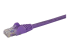 N6PATC1MPL - StarTech.com 1m CAT6 Ethernet Cable, 10 Gigabit Snagless RJ45 650MHz 100W PoE Patch Cord, CAT 6 10GbE UTP Network Cable w/Strain Relief, Purple, Fluke Tested/Wiring is UL Certified/TIA - Närbild