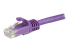 N6PATC10MPL - StarTech.com 10m CAT6 Ethernet Cable, 10 Gigabit Snagless RJ45 650MHz 100W PoE Patch Cord, CAT 6 10GbE UTP Network Cable w/Strain Relief, Purple, Fluke Tested/Wiring is UL Certified/TIA - Närbild