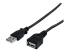 USBEXTAA10BK - StarTech.com 3 m svart USB 2.0-förlängningskabel A till A – M/F - Närbild