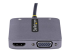 122-USBC-HDMI-4K-VGA - StarTech.com USB C Video Adapter, USB C to HDMI VGA Multiport Adapter w/ 3.5mm Audio Output, 4K 60Hz, HDR, 100W PD 3.0, USB C Monitor Adapter for Laptop, Thunderbolt 3/4 Compatible - Närbild