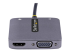 122-USBC-HDMI-4K-VGA - StarTech.com USB C Video Adapter, USB C to HDMI VGA Multiport Adapter w/ 3.5mm Audio Output, 4K 60Hz, HDR, 100W PD 3.0, USB C Monitor Adapter for Laptop, Thunderbolt 3/4 Compatible - Närbild