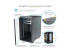 RK1836BKF - StarTech.com 18U 19" Server Rack Cabinet, 4 Post Adjustable Depth (6-32")Locking Knock Down Network/Computer Equipment Enclosure, Mobile with Glass Door & Casters, HP ProLiant ThinkServer - Höger vinkel