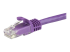 N6PATC1MPL - StarTech.com 1m CAT6 Ethernet Cable, 10 Gigabit Snagless RJ45 650MHz 100W PoE Patch Cord, CAT 6 10GbE UTP Network Cable w/Strain Relief, Purple, Fluke Tested/Wiring is UL Certified/TIA - Närbild