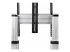 1110C-MOBILE-TV-CART - StarTech.com Rolling TV Cart/Stand On Wheels, Up to 100inch/220lb Screens - Närbild