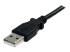 USBEXTAA10BK - StarTech.com 3 m svart USB 2.0-förlängningskabel A till A – M/F - Höger vinkel